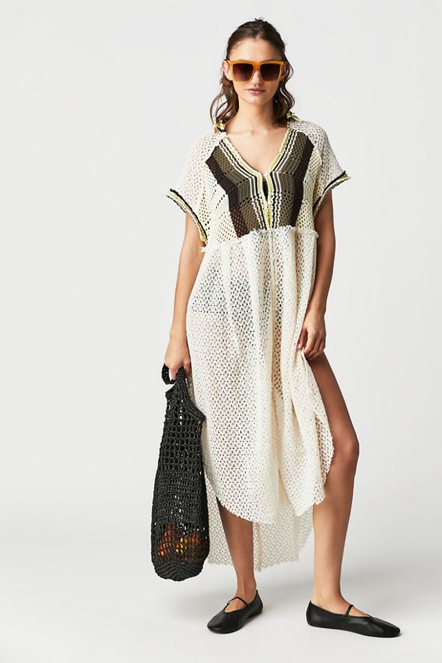 Free people crochet maxi dress hotsell