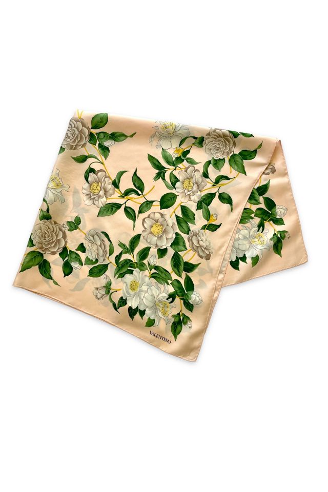 vintage valentino silk scarf