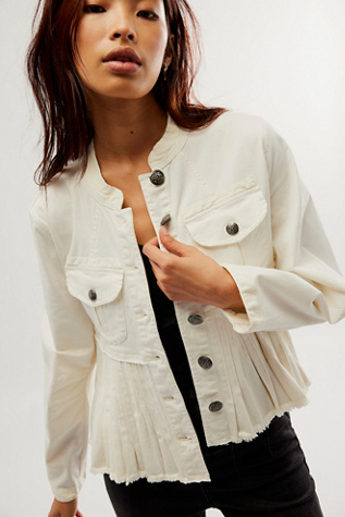 Cassidy Jacket at Free People in Ivory, Size: XS