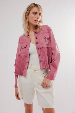 Cassidy Jacket at Free People in Petal, Size: XS