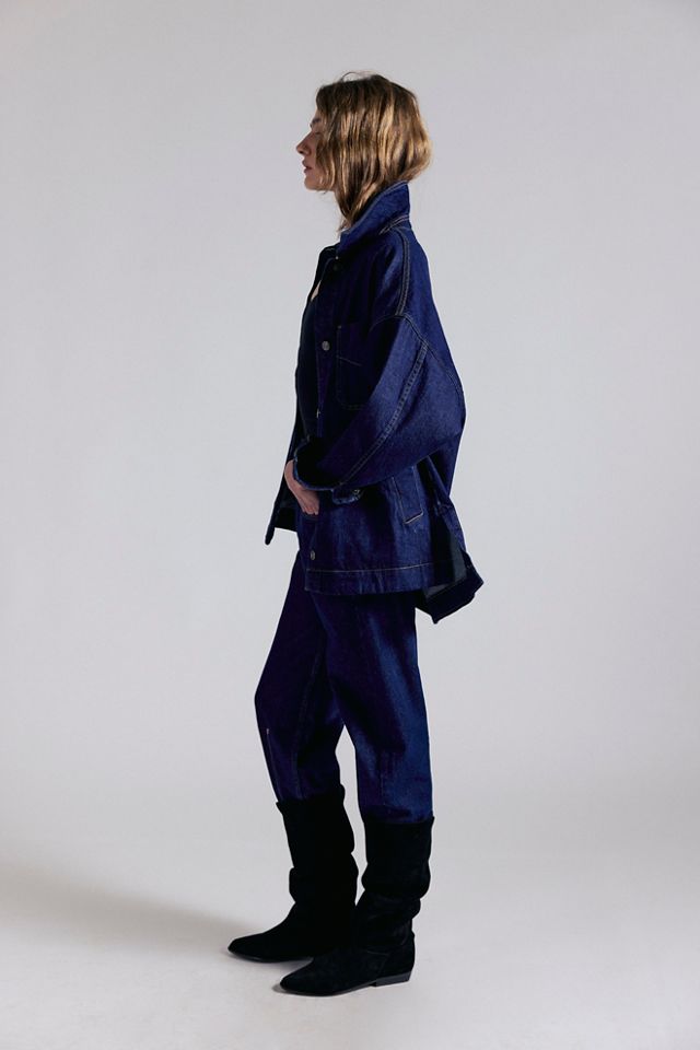 【kohjiya着用】 OLD FOLK HOUSE denim jacket We The Free Madison City Denim Jacket | Oversized Style | Free People