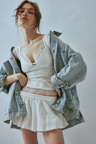 We The Free Madison City Denim Jacket at Free People in Robins Egg, Size: Large