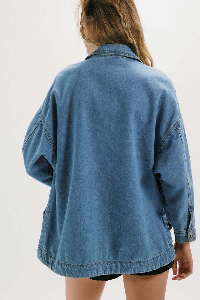 We The Free Madison City Denim Jacket | Oversized Style | Free People