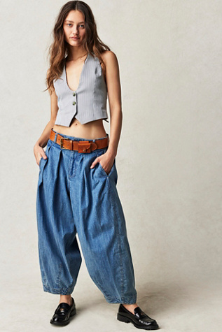 We The Free Ridley Pull-On Barrel Jeans