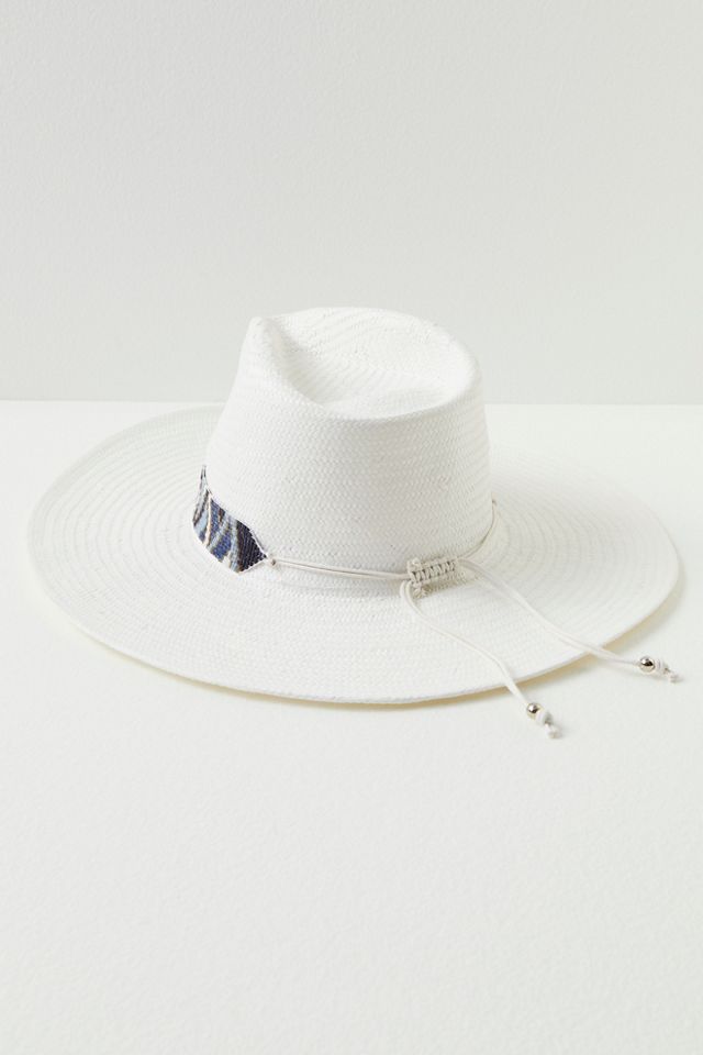 Santorini Wide Brim Straw Hat #2