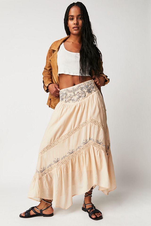 Free people maxi store skirt