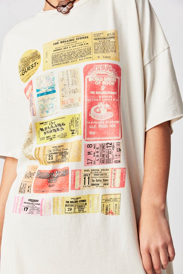 Rolling Stones Ticket Tee #2
