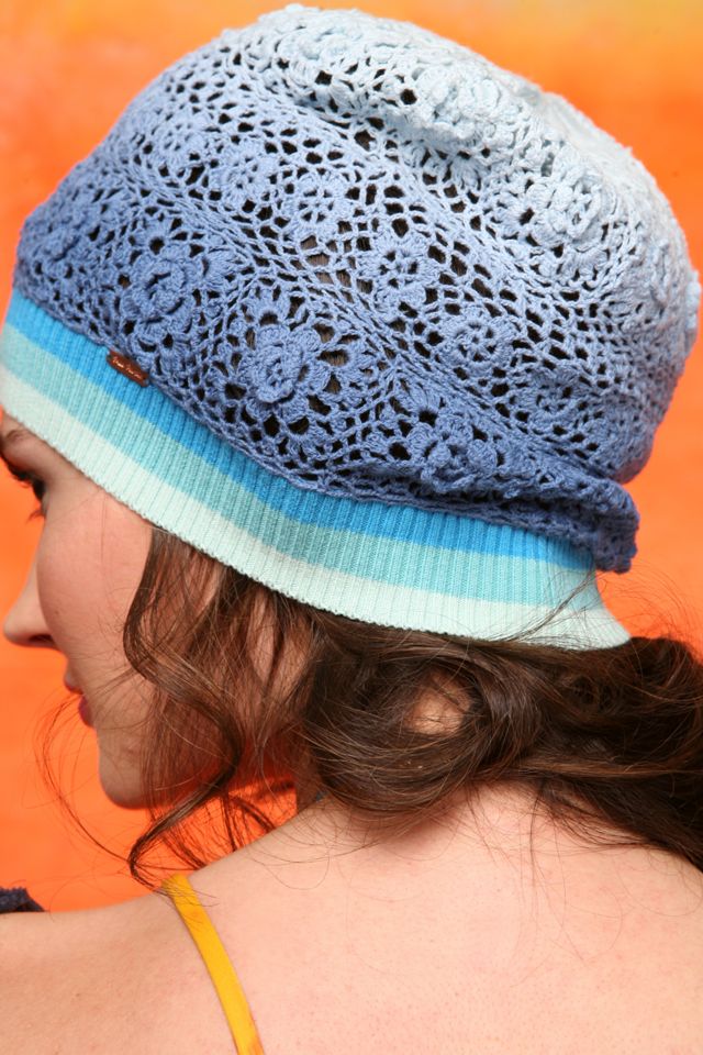 Flower Power Dip Dye Beret #4