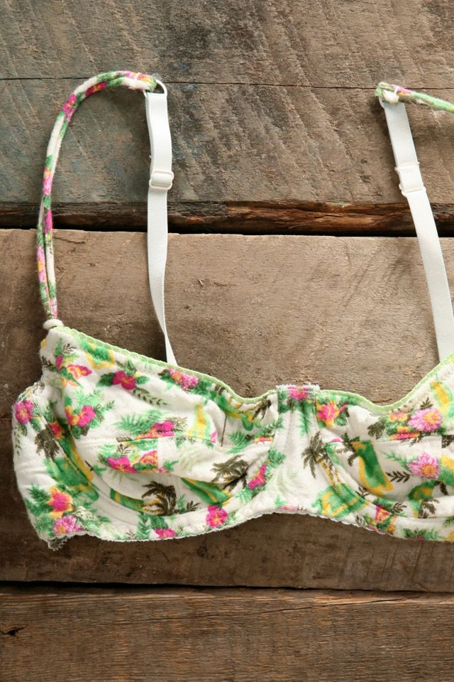 --Aloha Pointelle Lace Trim Bra #5