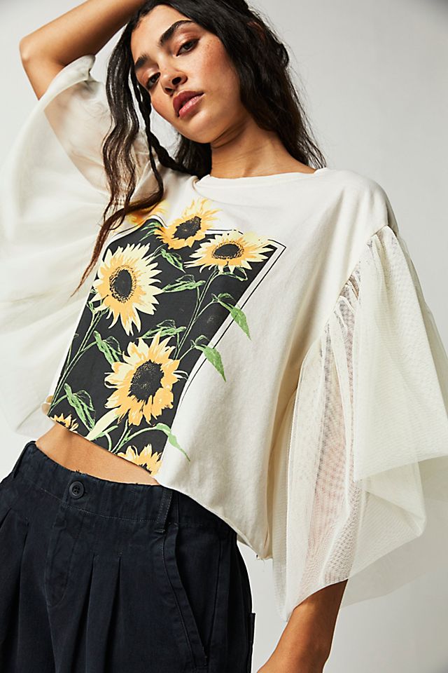 Sunflower Sleeve Top Sunflower Sleeve Top