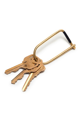 Craighill Wilson Enameled Keyring Bag by Free People in Black