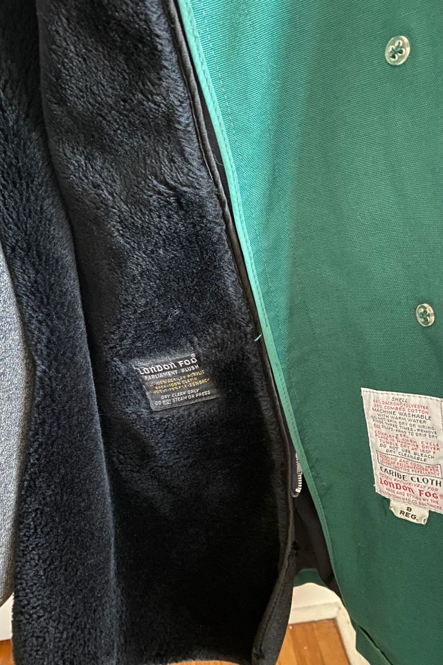 Vintage Green London Fog Swing Coat Selected By KA.TL.AK #2