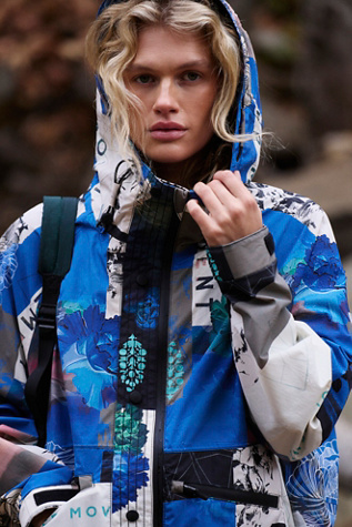 Singin' In The Rain Printed Packable Jacket by FP Movement at Free People, Sunshine Daydream Combo, L