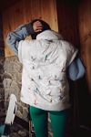 In A Bubble Printed Puffer Vest
