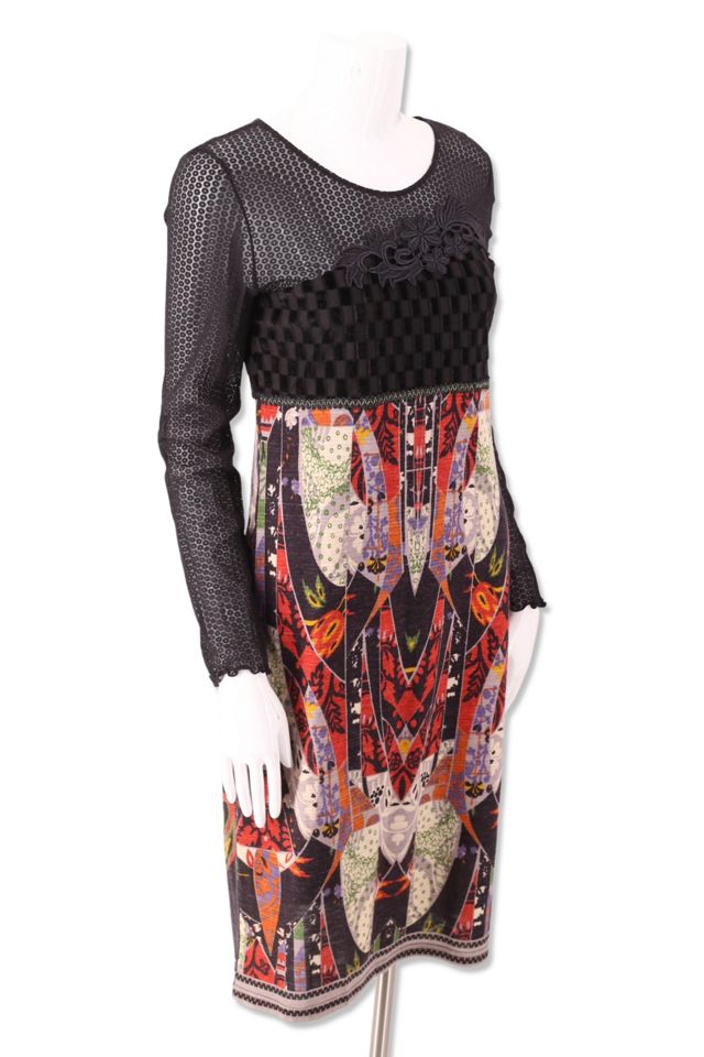 1990s Anac Mixed Media Sheath Dress Selected By Ritual Vintage #1