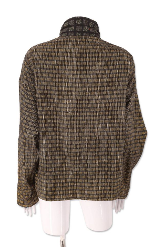 1980s Gold Metallic Mixed Media Reversible Jacket Selected By Ritual Vintage #2