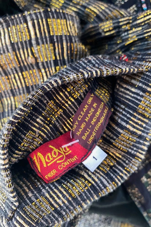 1980s Gold Metallic Mixed Media Reversible Jacket Selected By Ritual Vintage #3