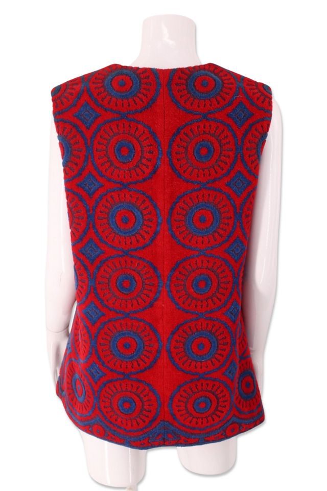 1960s Op Art Mod Chenille Vest Top Selected By Ritual Vintage #2