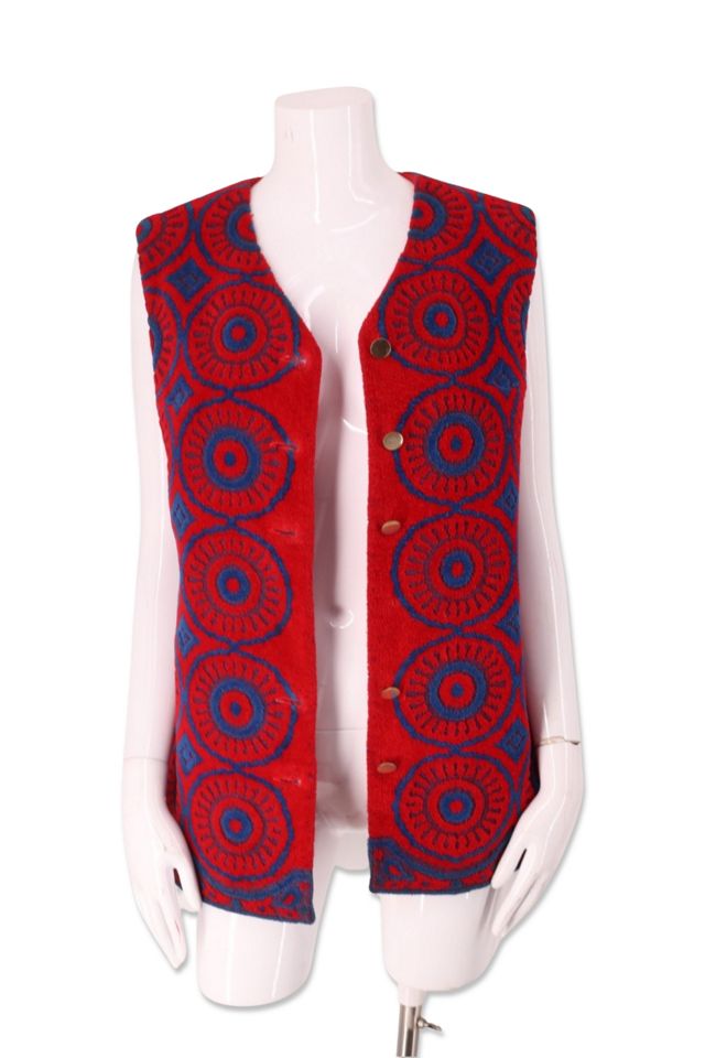 1960s Op Art Mod Chenille Vest Top Selected By Ritual Vintage #3