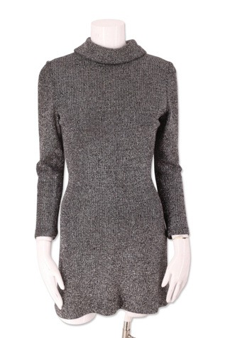 1960s Silver Metallic Mini Dress Selected By Ritual Vintage
