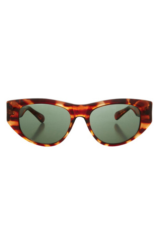 Vintage Marion Sunglasses Selected by Sunglass Museum at Free People in Brown