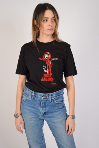 Vintage 1970's Mick Jagger T-Shirt Selected by WolfandMoonVintage ...