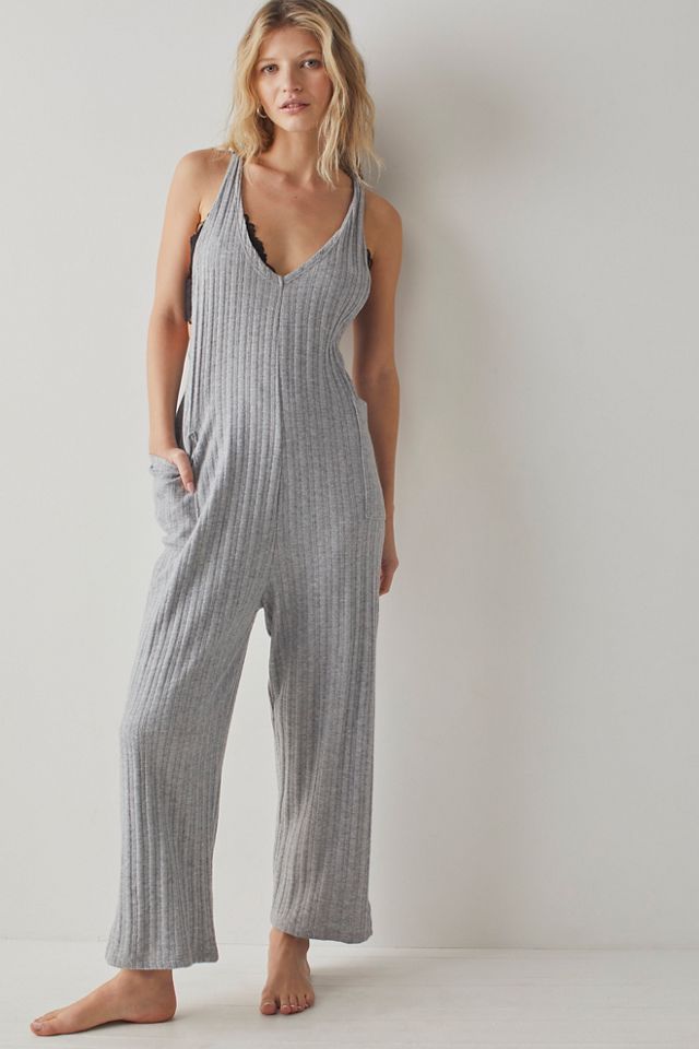 Ribbed Knit Jumpsuit