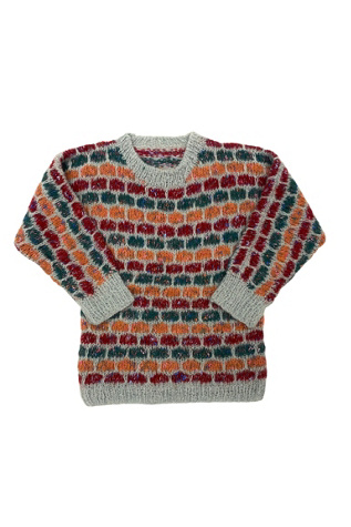 1970s Vintage Brick Stitch Knit Sweater Selected by BusyLady Baca & The Goods