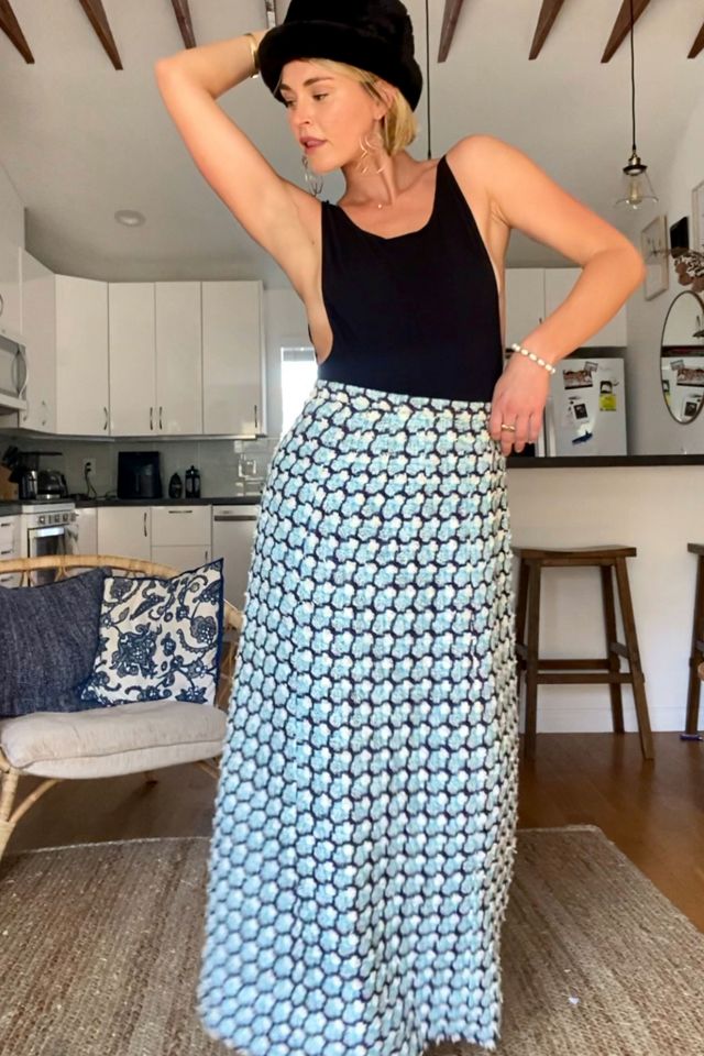 Vintage Maxi Knit 1960s Skirt Selected by Kikos Kloset #2
