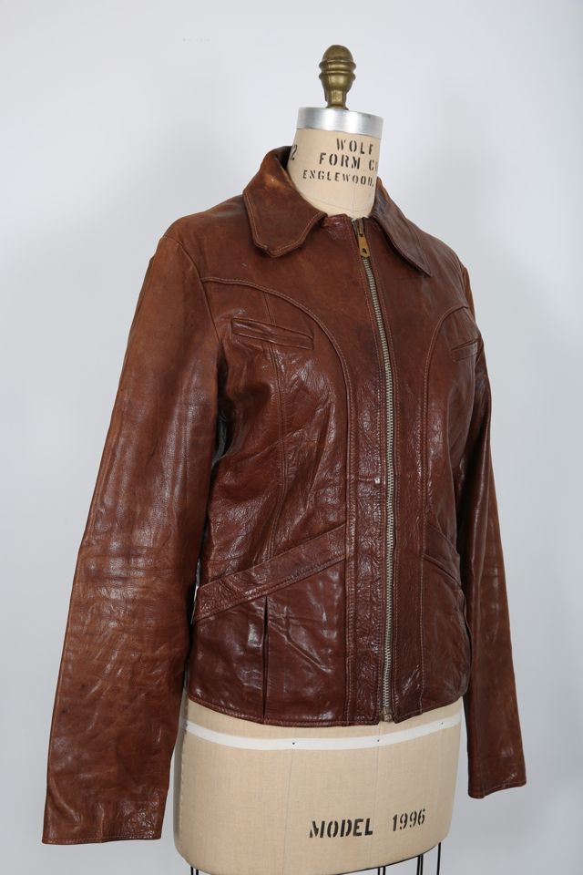 Vintage East West Musical Instruments Drifter Leather Jacket