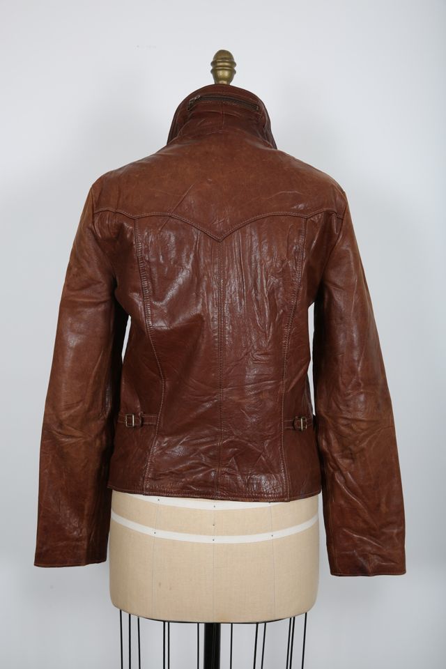 Vintage East West Musical Instruments Drifter Leather Jacket 