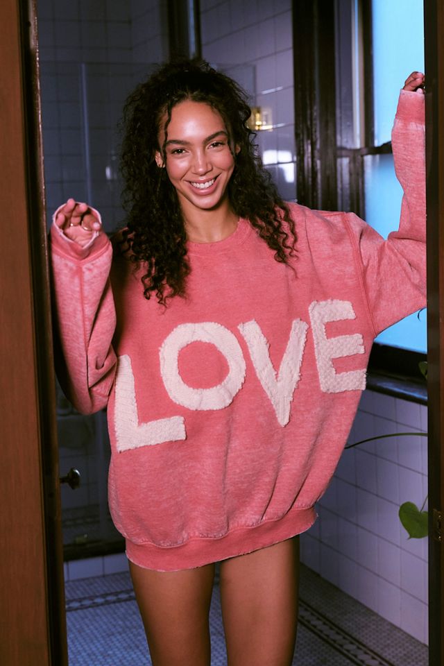 Tricia Fix Love Sweatshirt