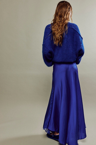 Make You Mine Half Slip by Intimately at Free People in Blue, Size: S