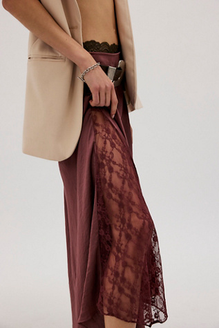 Make You Mine Maxi Slip Skirt - thumbnail 3