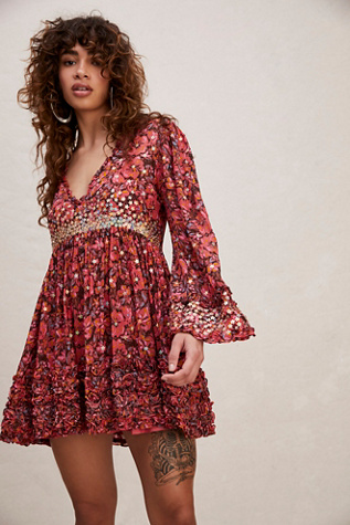 Bali Sweet Blooms Mini Dress | Free People