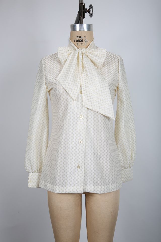 Gold Detail White Blouse main image 1