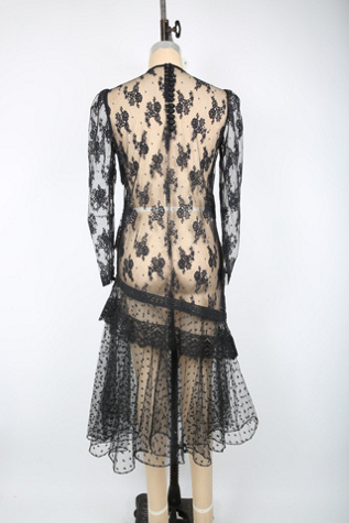 Vintage Black Lace Dresses