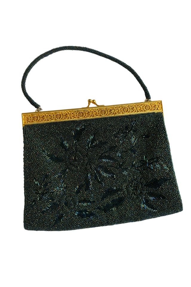 Antique beaded purse / handbag / evening bag