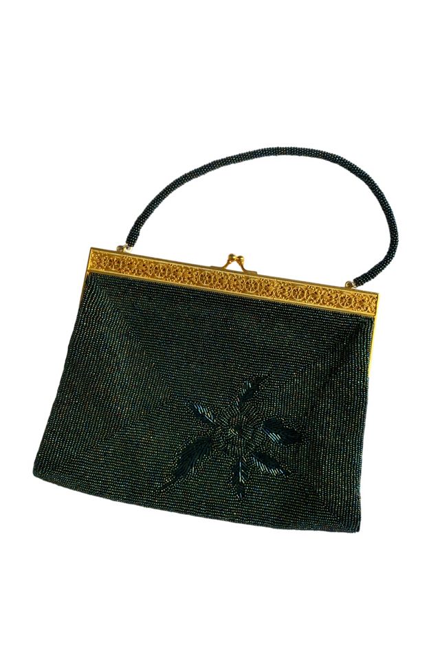 Vintage Mid-Century Beaded Evening Bag Selected by SharpLilTeeth #2