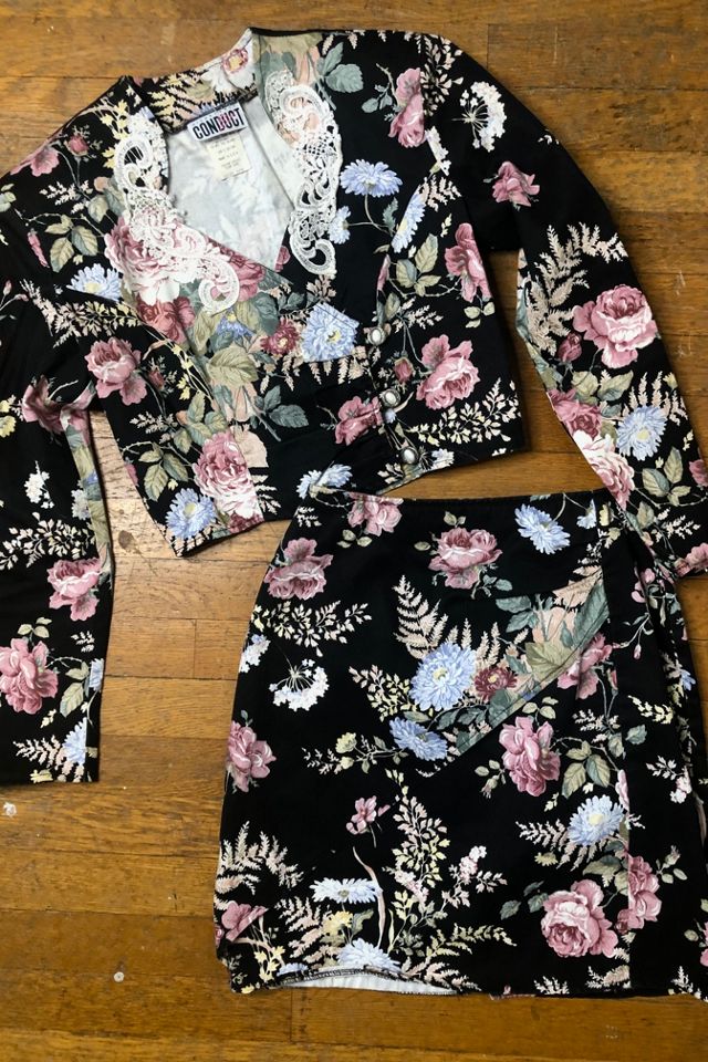 1990s Floral Print Set Selected by Cherry #3