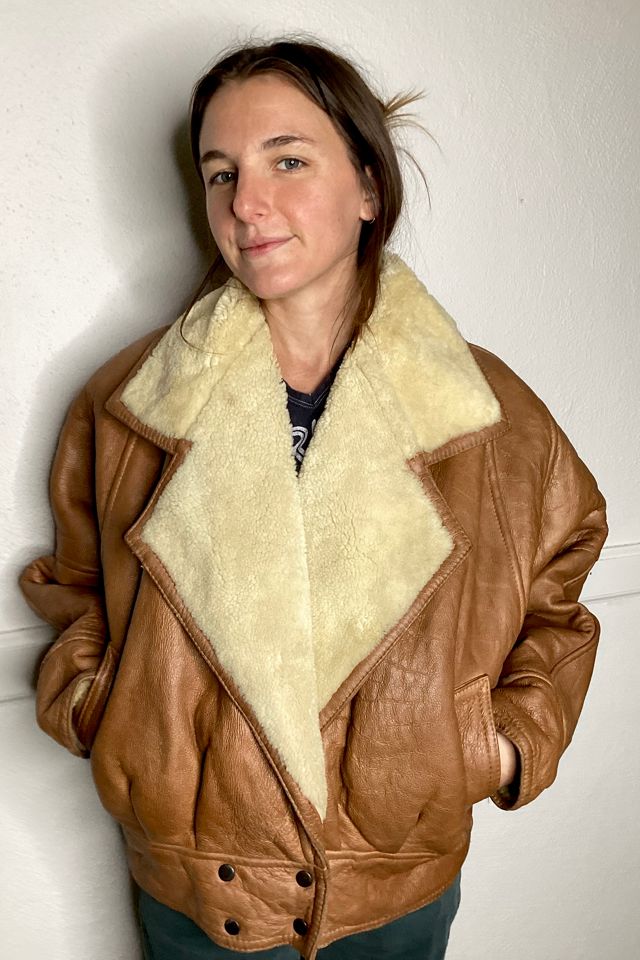 Free people shearling jacket sale