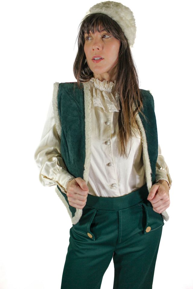 1960s Forest Green Wide Leg Pants Selected By Moons + Junes Vintage #2