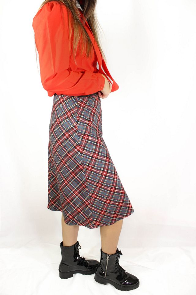 Y2K Stewart Plaid Skirt Selected By Moons + Junes Vintage #1