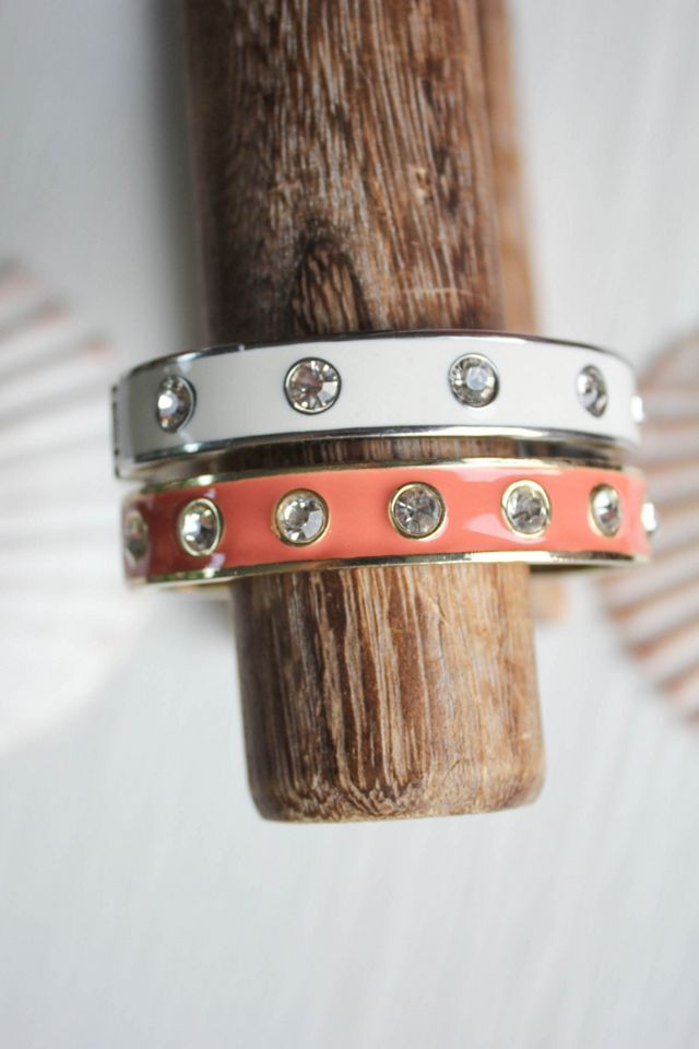 Y2K Rhinestone Studded Cuff Bracelets Selected By Moons + Junes Vintage #2