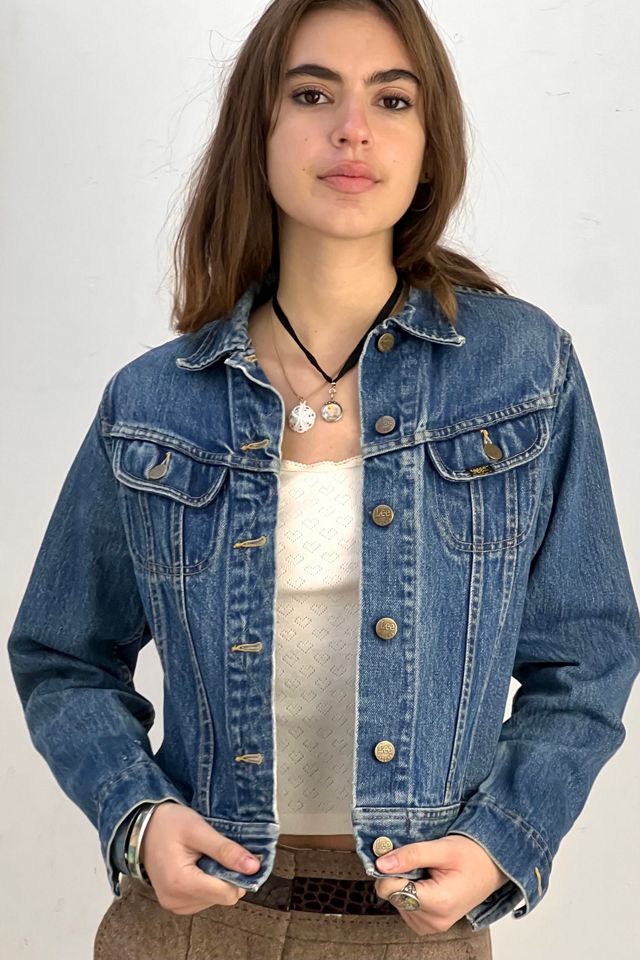 Vintage jean cheap jacket womens