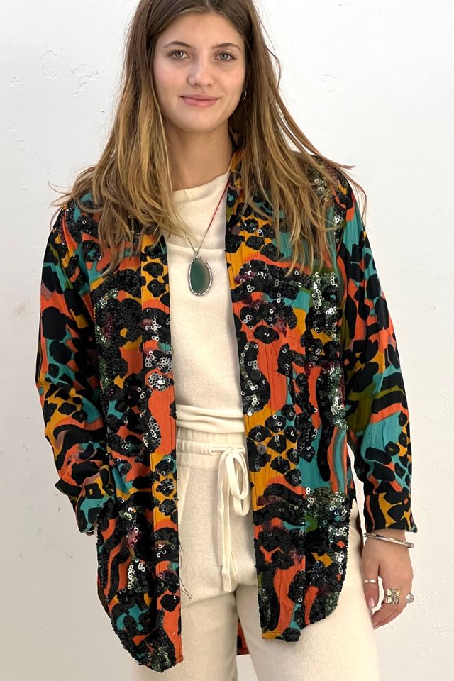 Anna All Over Sequin Bomber Jacket