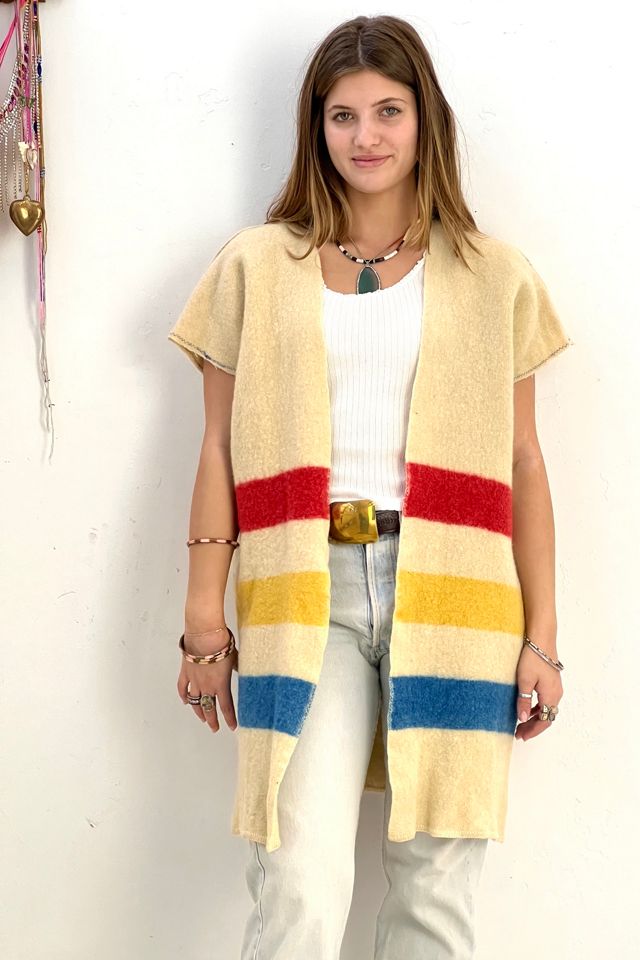 Hudson bay hot sale blanket jacket