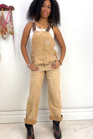 Vintage Carhartt Distressed Double Knee Overalls Selected by Anna