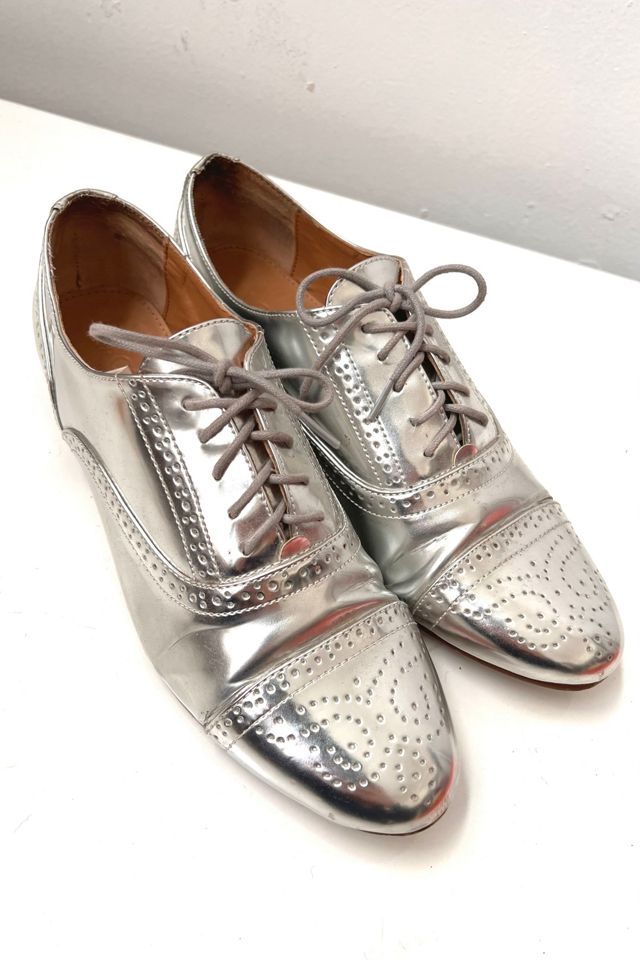 Metallic hot sale oxfords womens