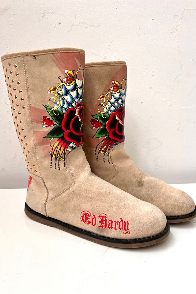 Ed hardy cheap womens boots